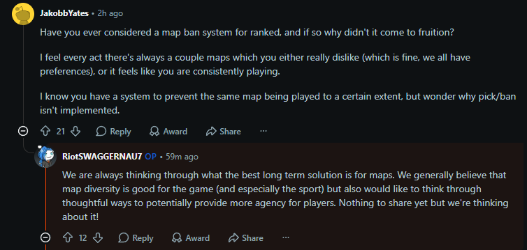 Riot Lagi Pertimbangkan Sistem Map Ban di Ranked VALORANT?